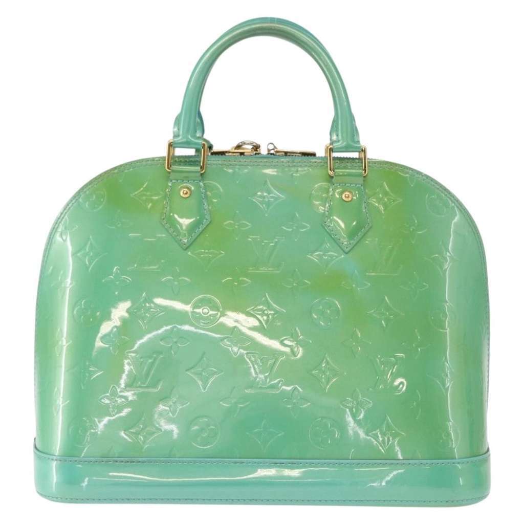 Louis Vuitton Alma Handbag Blue Good condition - Back View