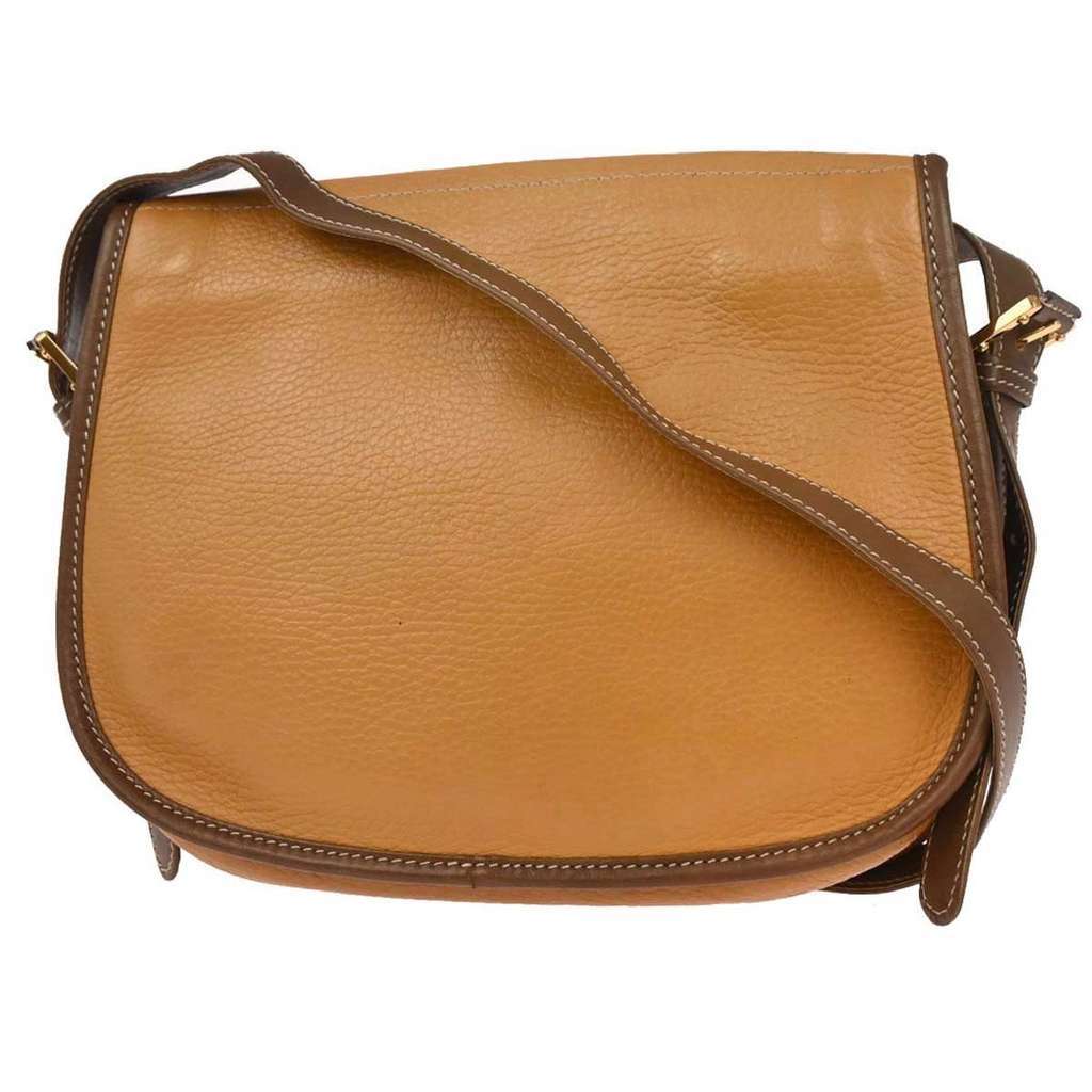 Loewe Anagram Shoulder Bag Brown Leather Good condition - Back View