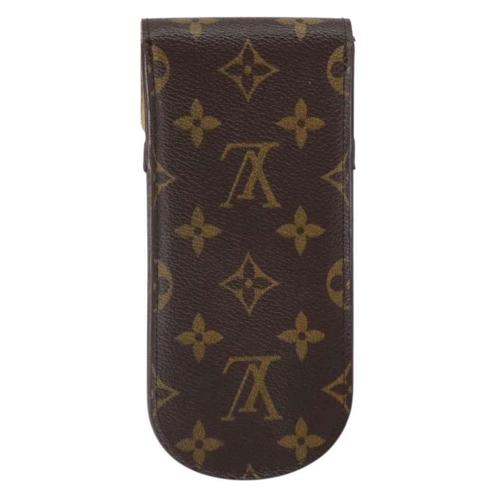 Louis Vuitton Etui à stylo Brown Canvas Good condition - Back View