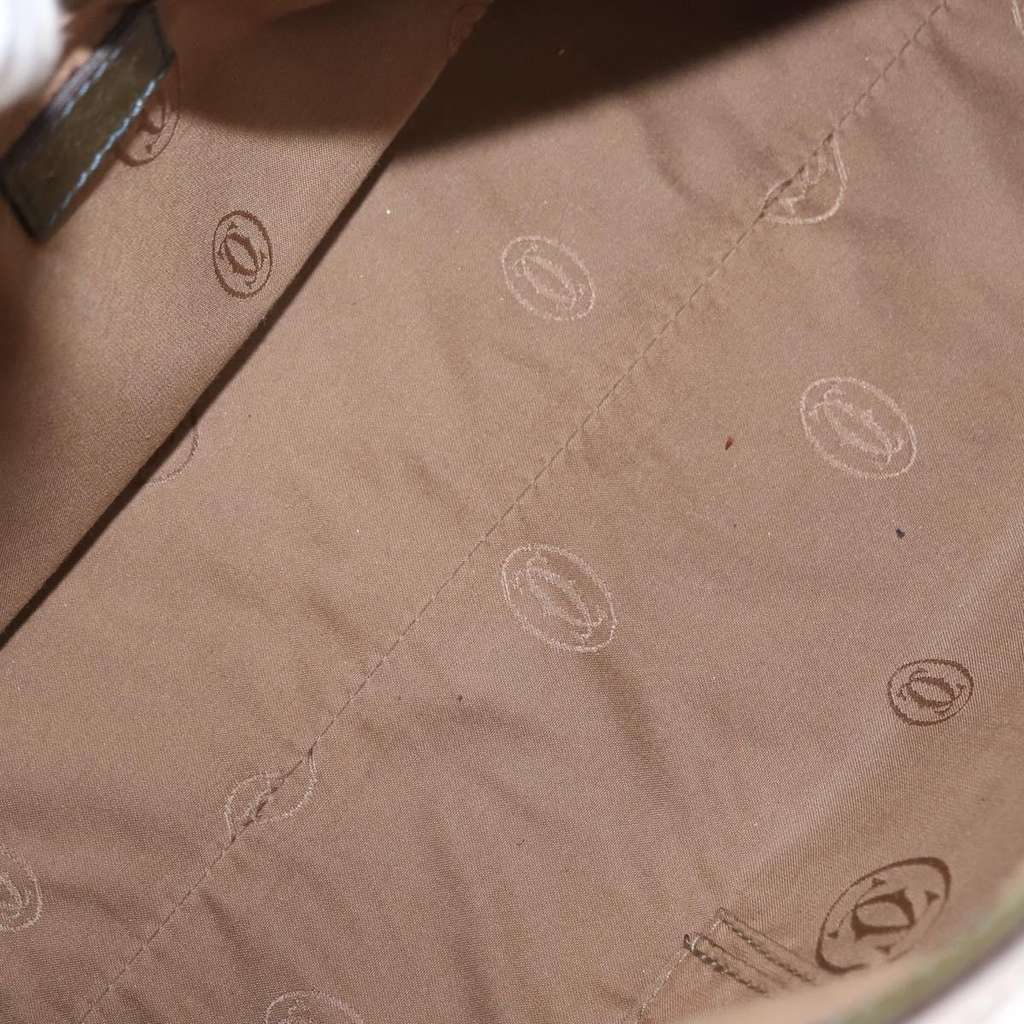 Cartier Marcello Handbag Khaki Good condition - Box View