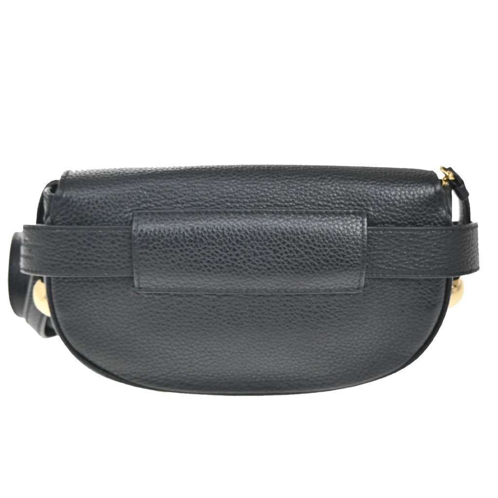 Salvatore Ferragamo Vintage Shoulder Bag Black Leather Good condition - Back View