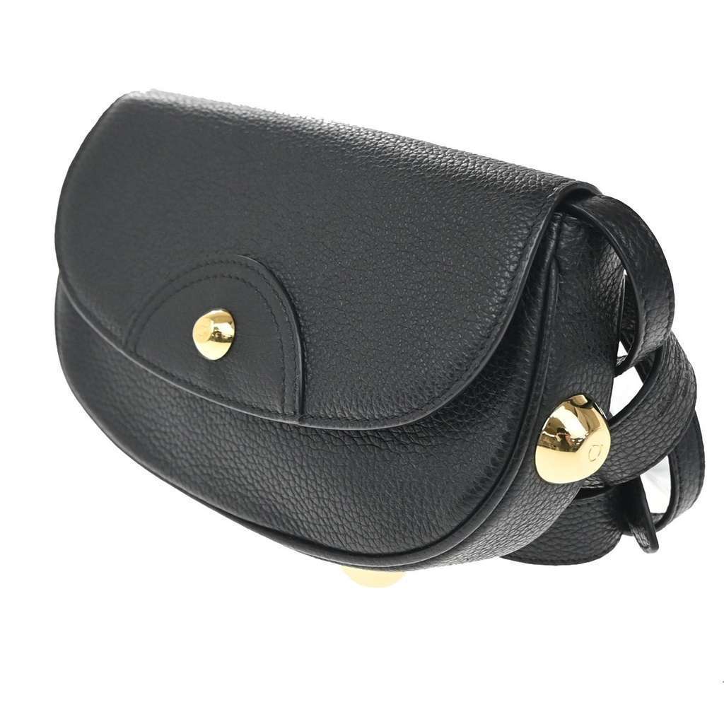 Salvatore Ferragamo Vintage Shoulder Bag Black Leather Good condition - Inside View