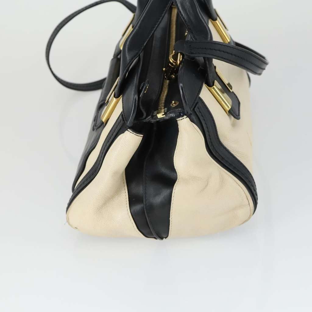 Chloe Alice Satchel White Leather Fair condition - Inside View