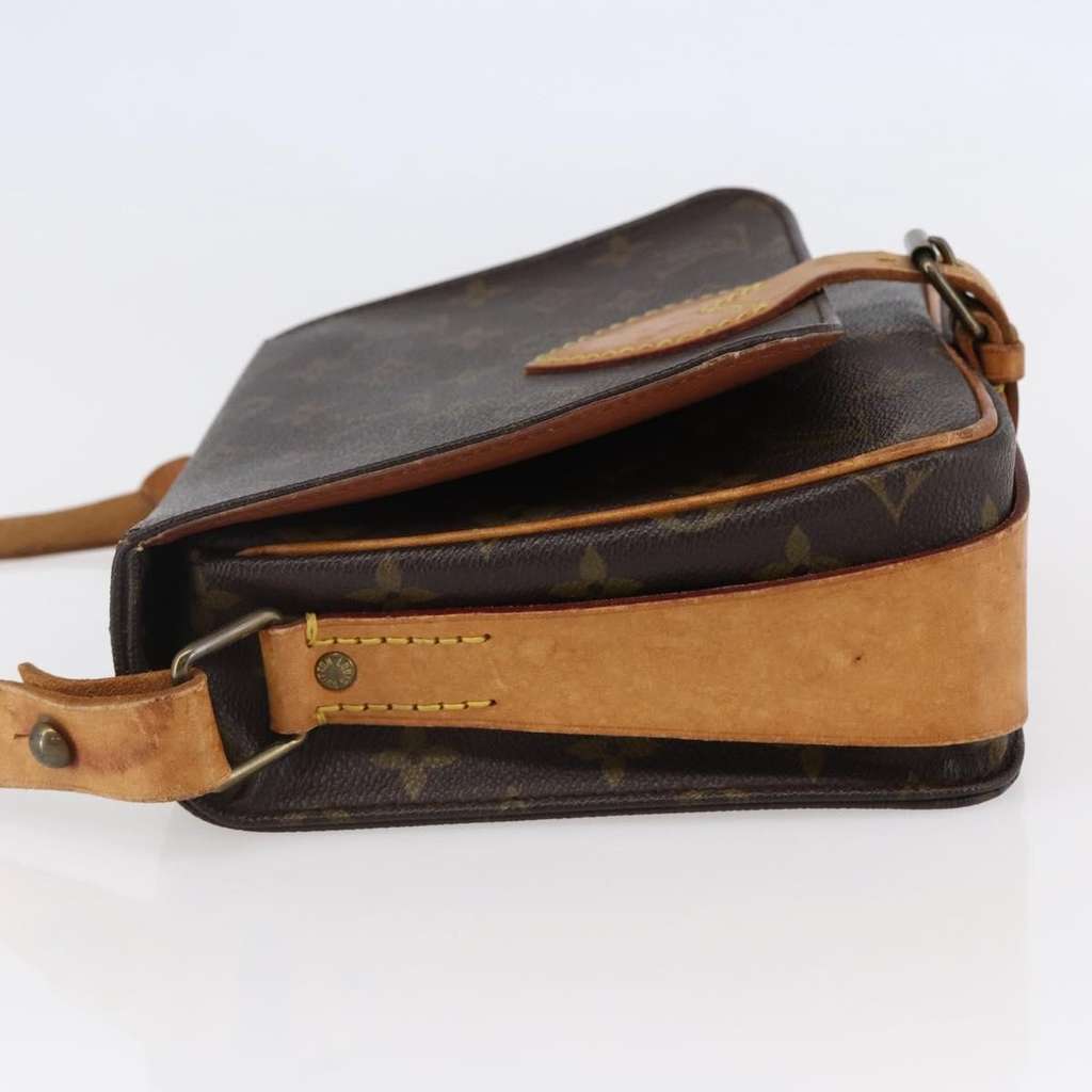 Louis Vuitton Cartouchiere Handbag Brown Canvas Good condition - Inside View