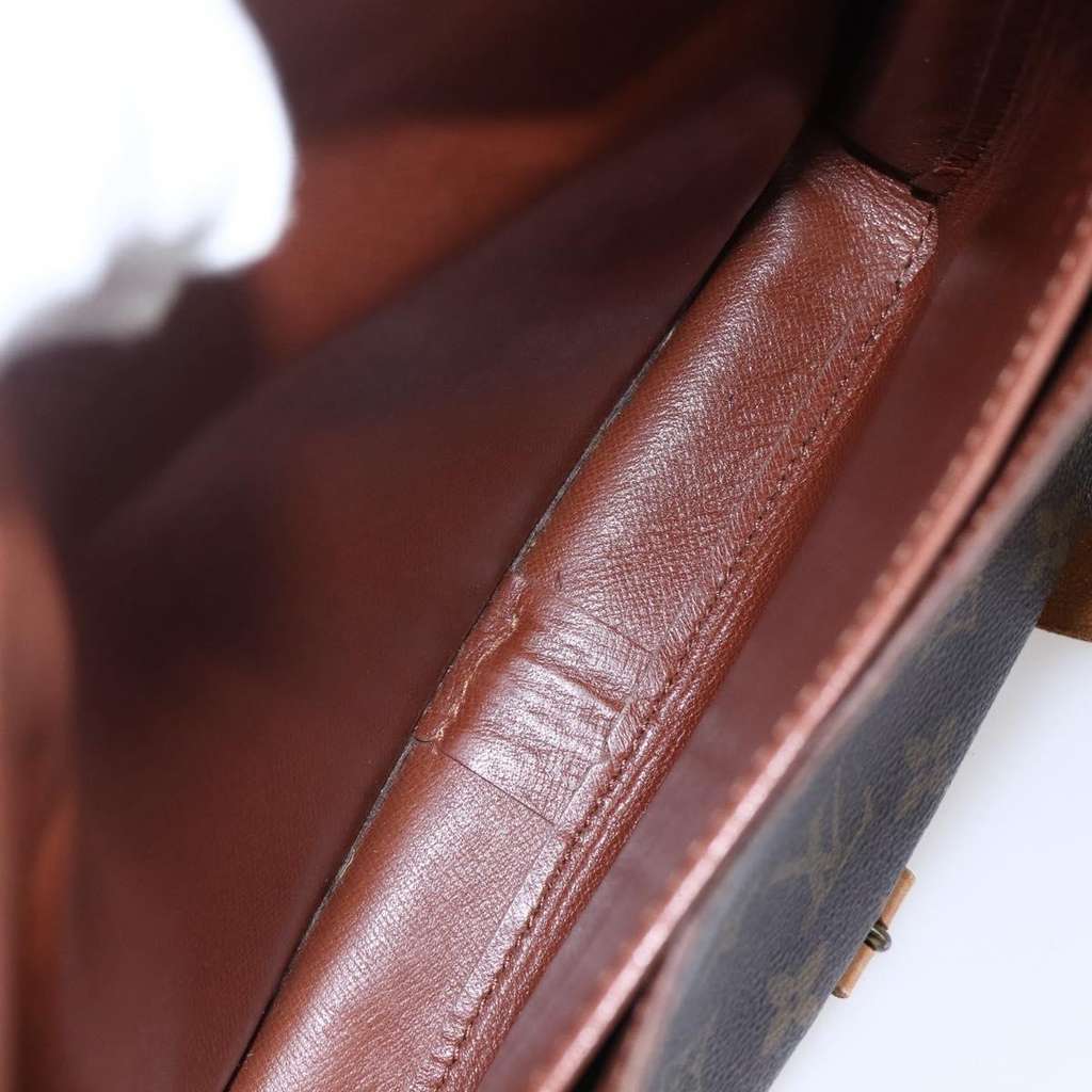 Louis Vuitton Cartouchiere Handbag Brown Canvas Good condition - Box View