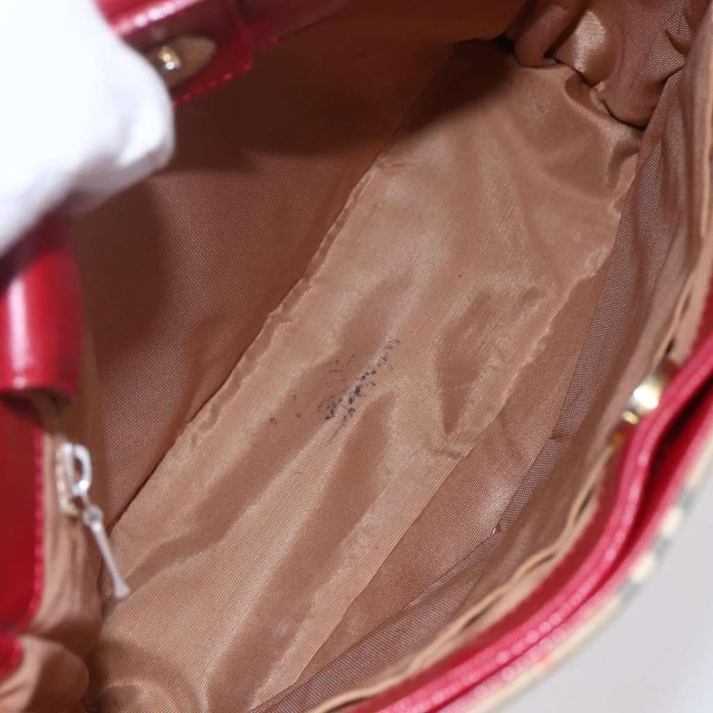 Burberry Nova check Shoulder bag Beige Canvas Good condition - Box View