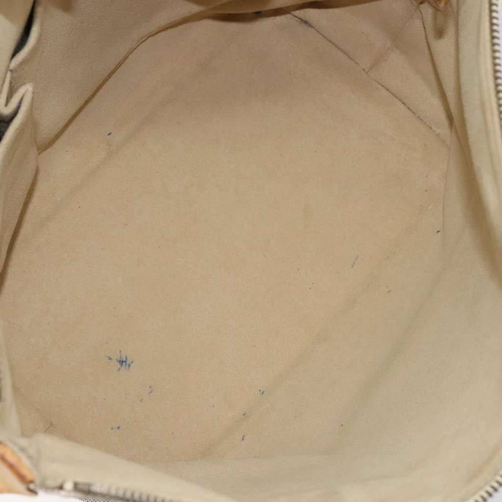 Louis Vuitton Saleya Handbag White Canvas Fair condition - Box View