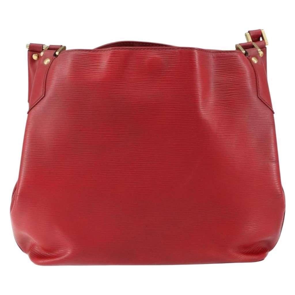 Louis Vuitton Mandara Handbag Red Leather Good condition - Back View