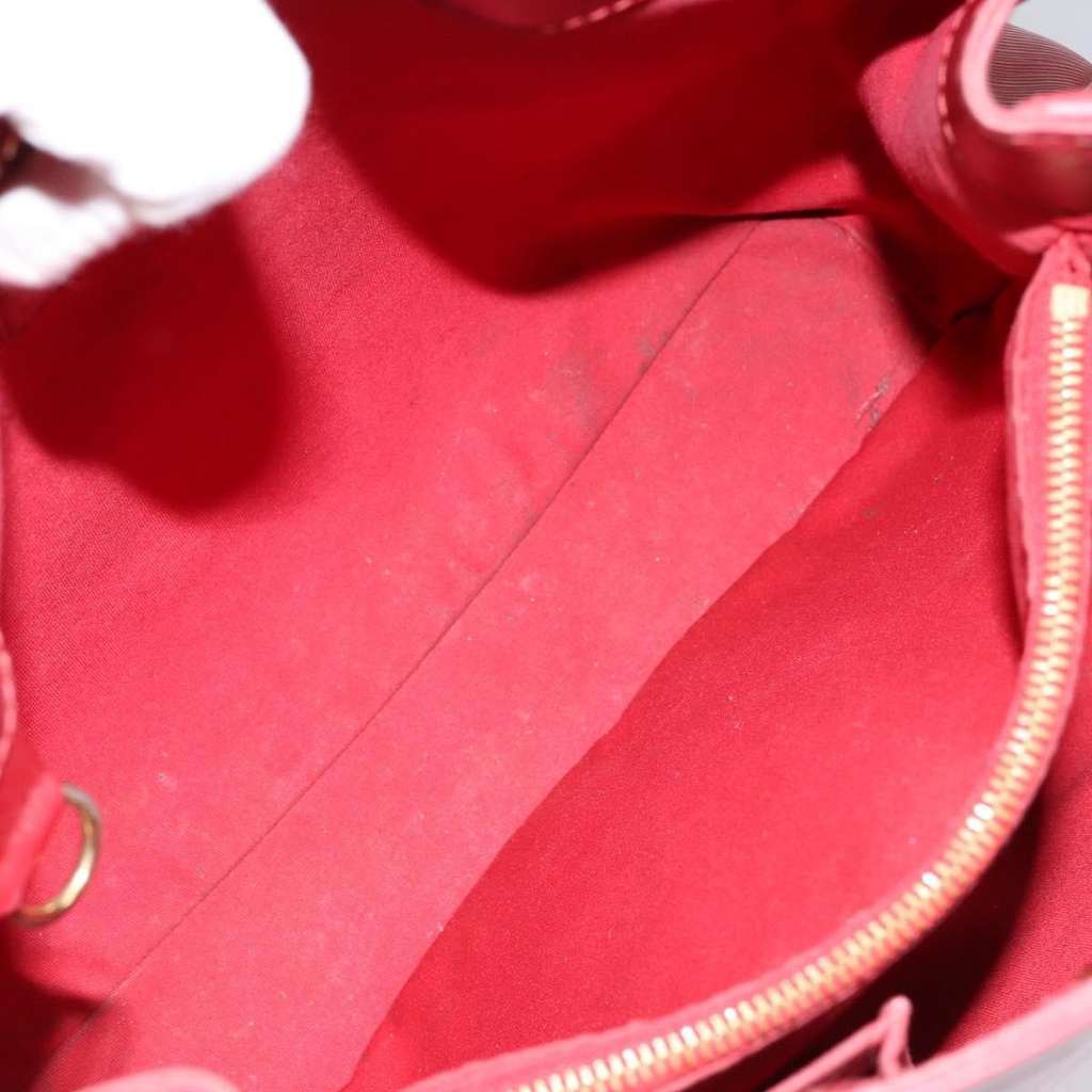 Louis Vuitton Mandara Handbag Red Leather Good condition - Box View