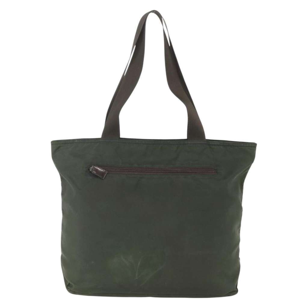 Prada Vintage Zip Tote Khaki Fair condition - Back View