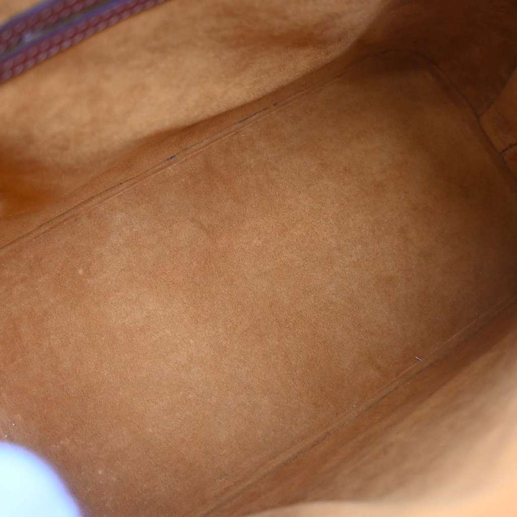 Louis Vuitton Alma Handbag Brown Leather Good condition - Inside View