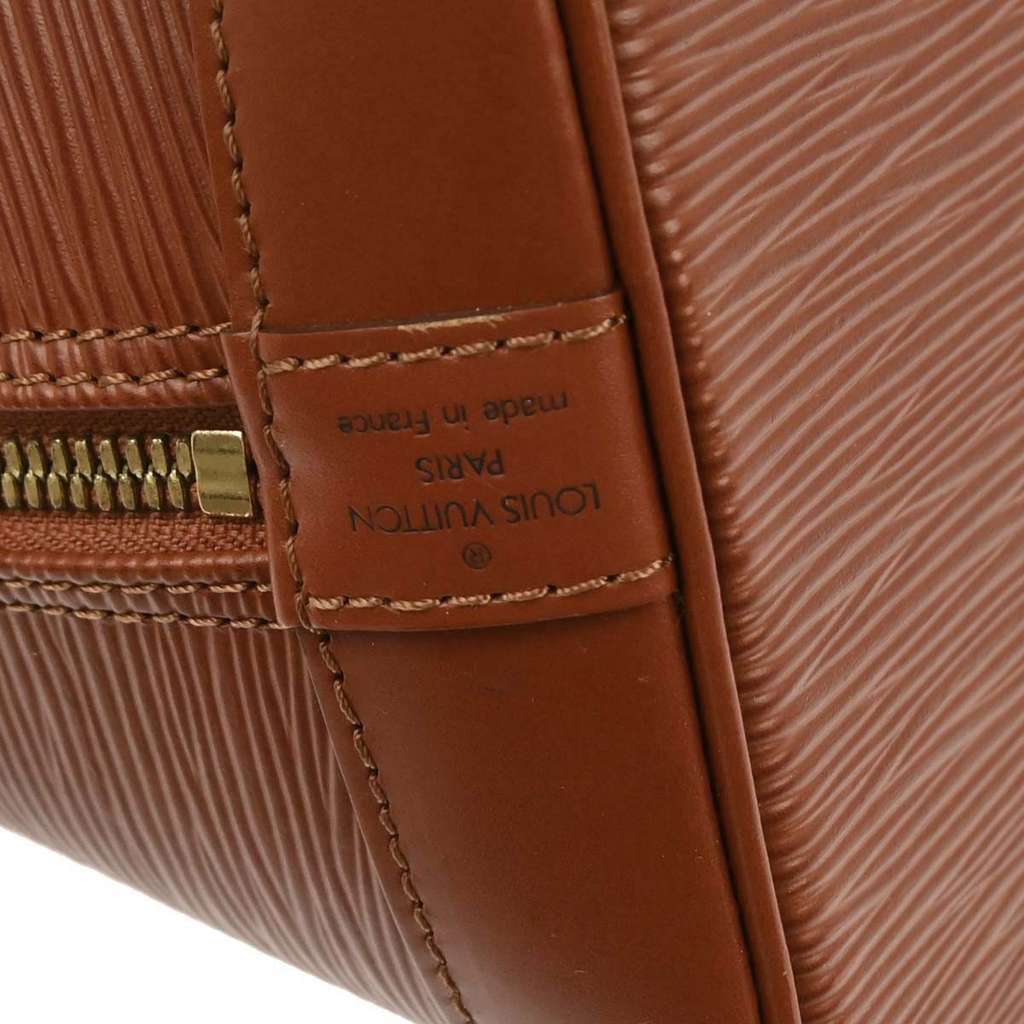 Louis Vuitton Alma Handbag Brown Leather Good condition - Model View