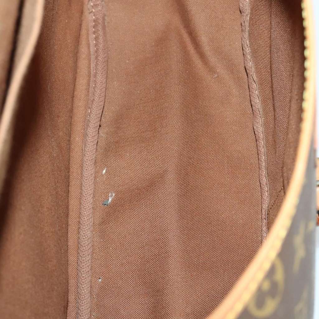 Louis Vuitton Saumur Handbag Brown Canvas Good condition - Box View