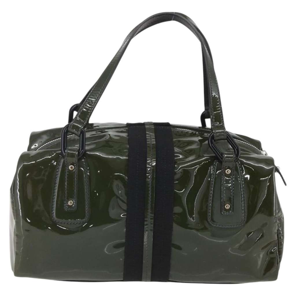 Salvatore Ferragamo Vintage Handbag Khaki Good condition - Back View