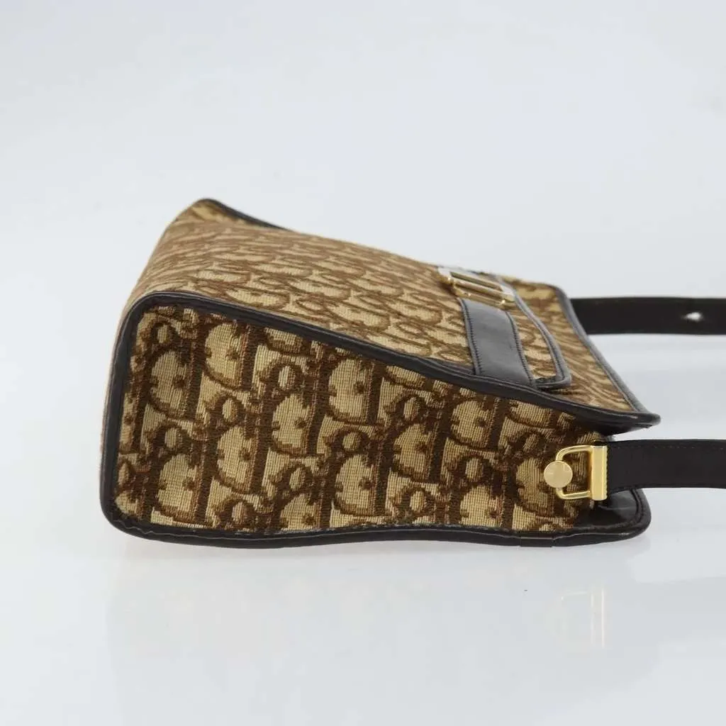 Dior Trotter shoulder bag Beige Canvas Good - Inside View