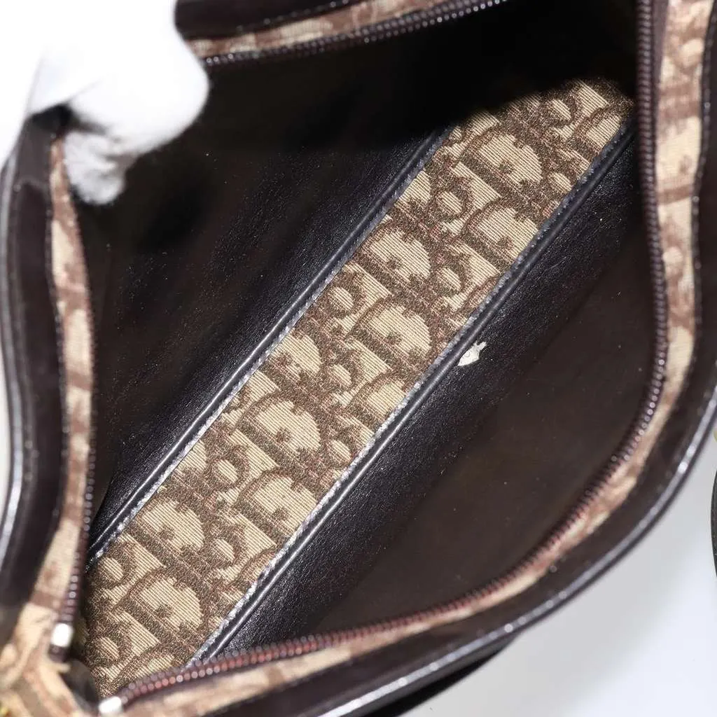 Dior Trotter shoulder bag Beige Canvas Good - Box View