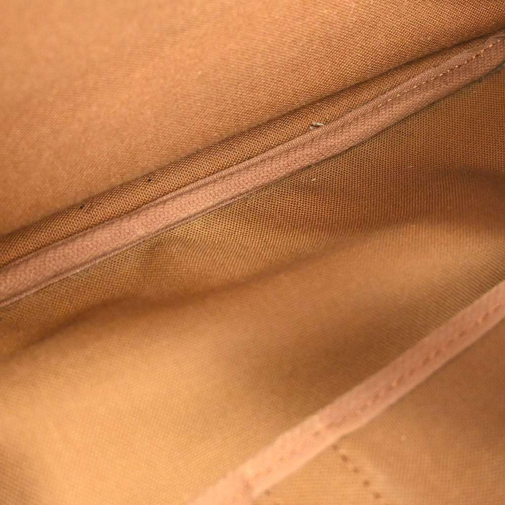 Louis Vuitton Saumur Handbag Brown Canvas Fair condition - Inside View