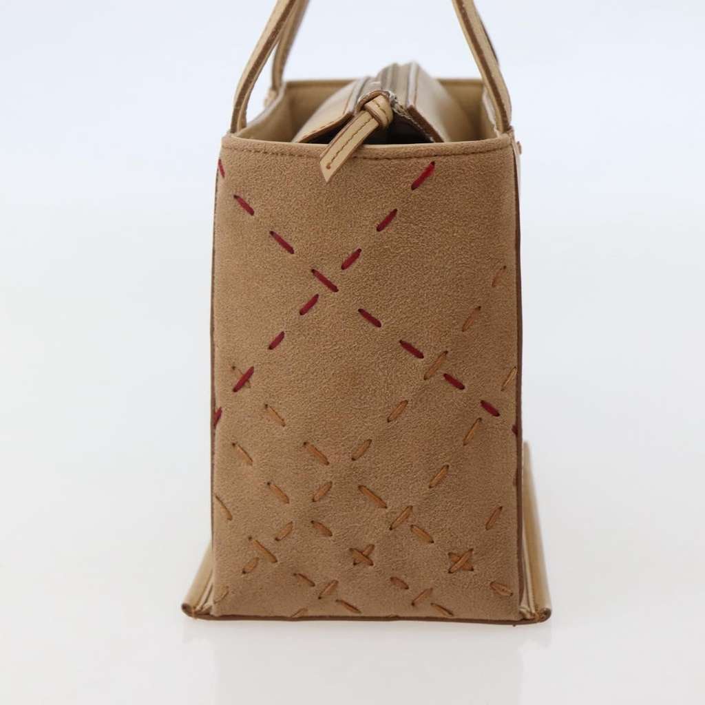 Burberry Vintage Handbag Beige Leather Good condition - Inside View