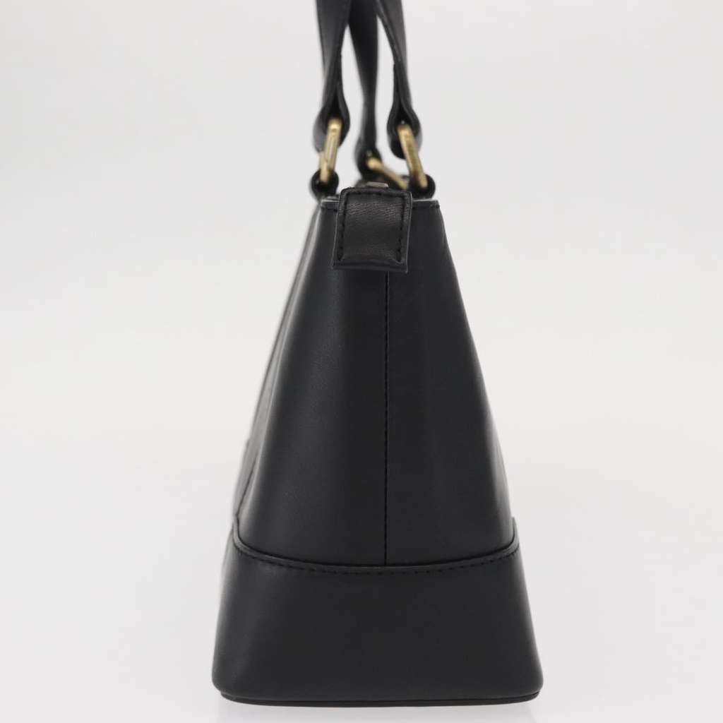 Burberry Vintage tote bag Black Leather Good condition - Inside View