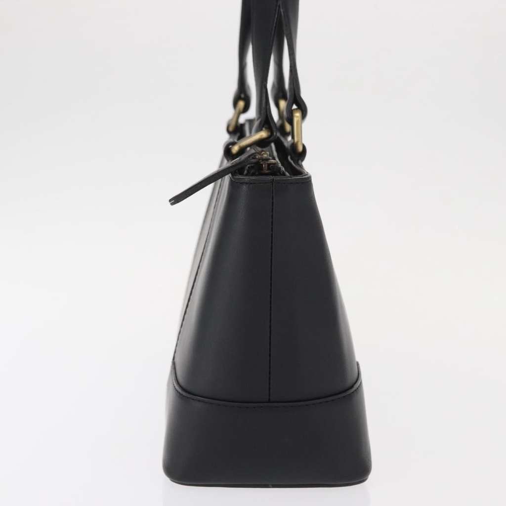 Burberry Vintage tote bag Black Leather Good condition - Model View