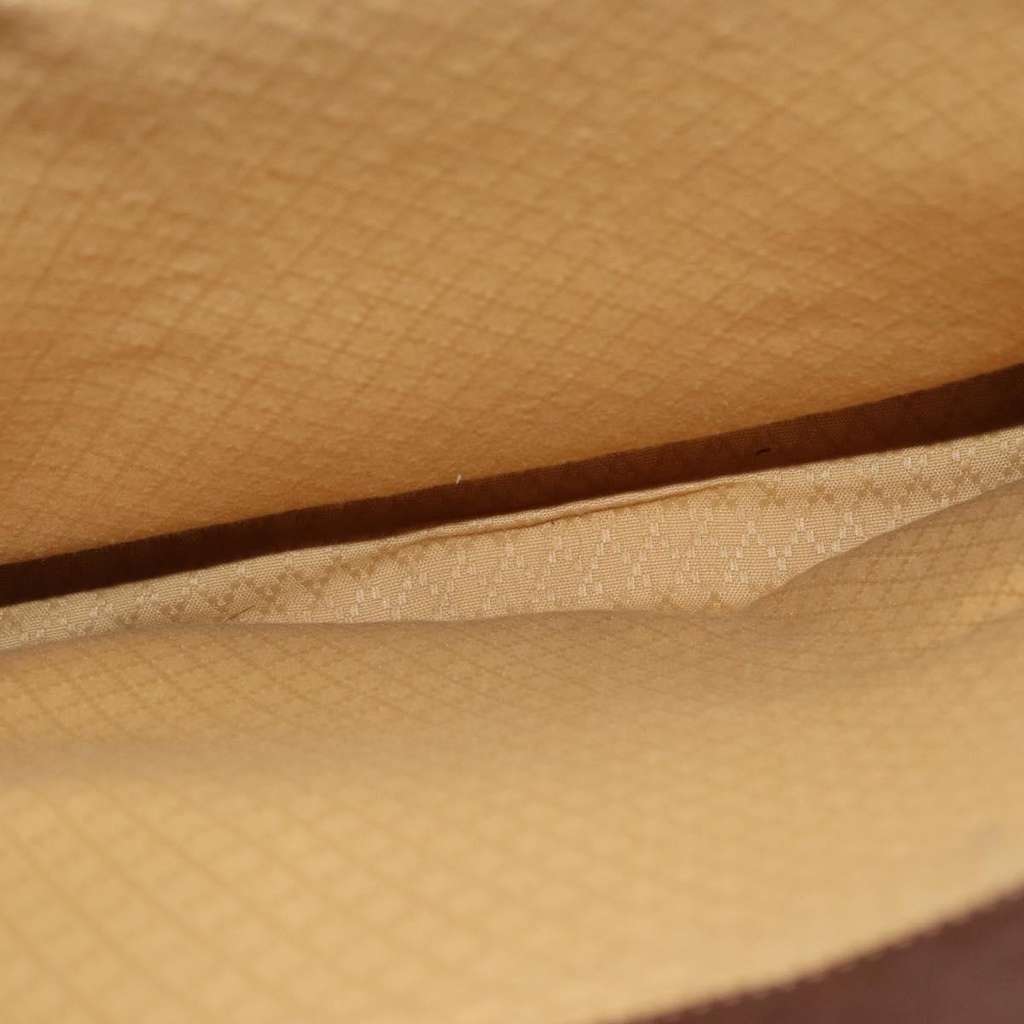 Gucci Vintage Web Sherry Line Handbag Brown Suede Good condition - Box View