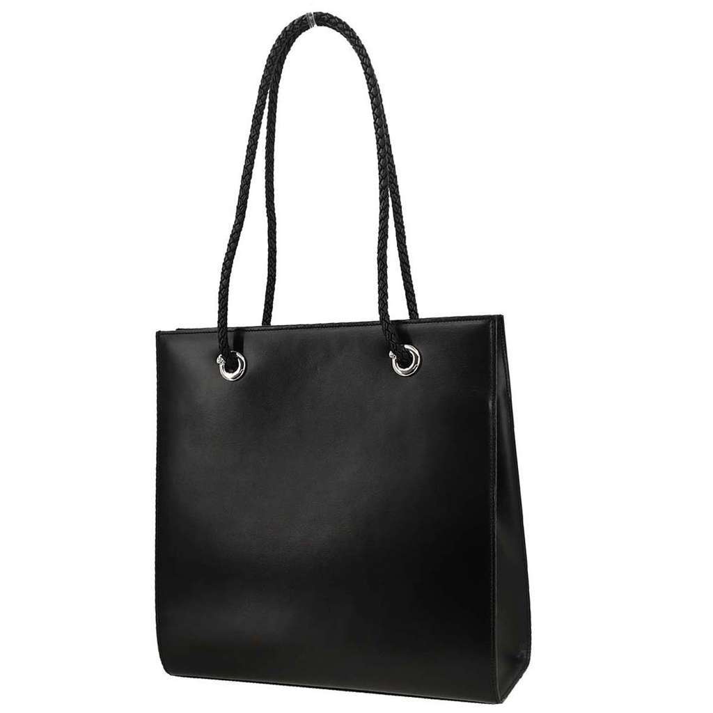 Cartier Panthère Tote bag Black Leather Good condition - Back View