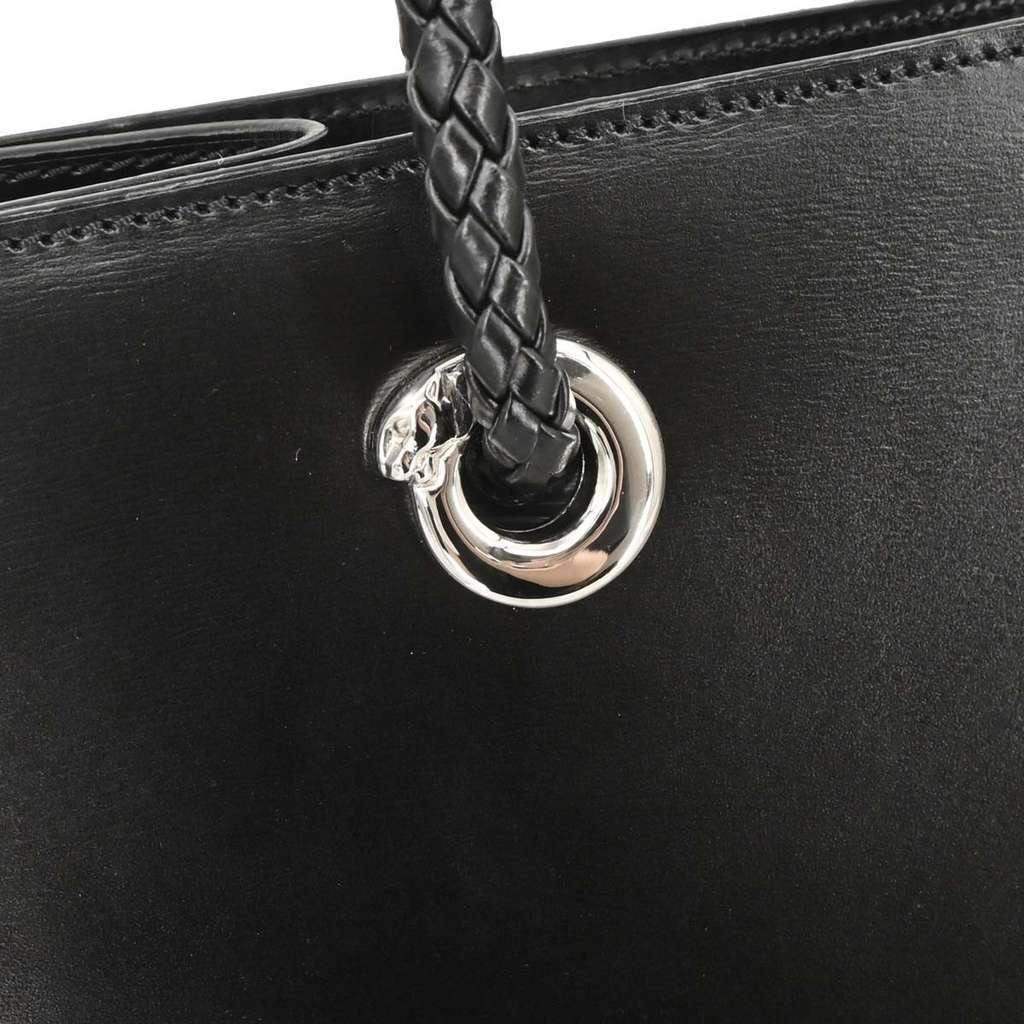 Cartier Panthère Tote bag Black Leather Good condition - Box View