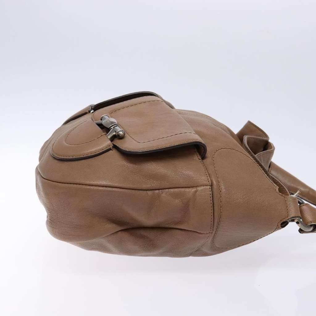 Salvatore Ferragamo Vintage Handbag Brown Leather Good condition - Inside View