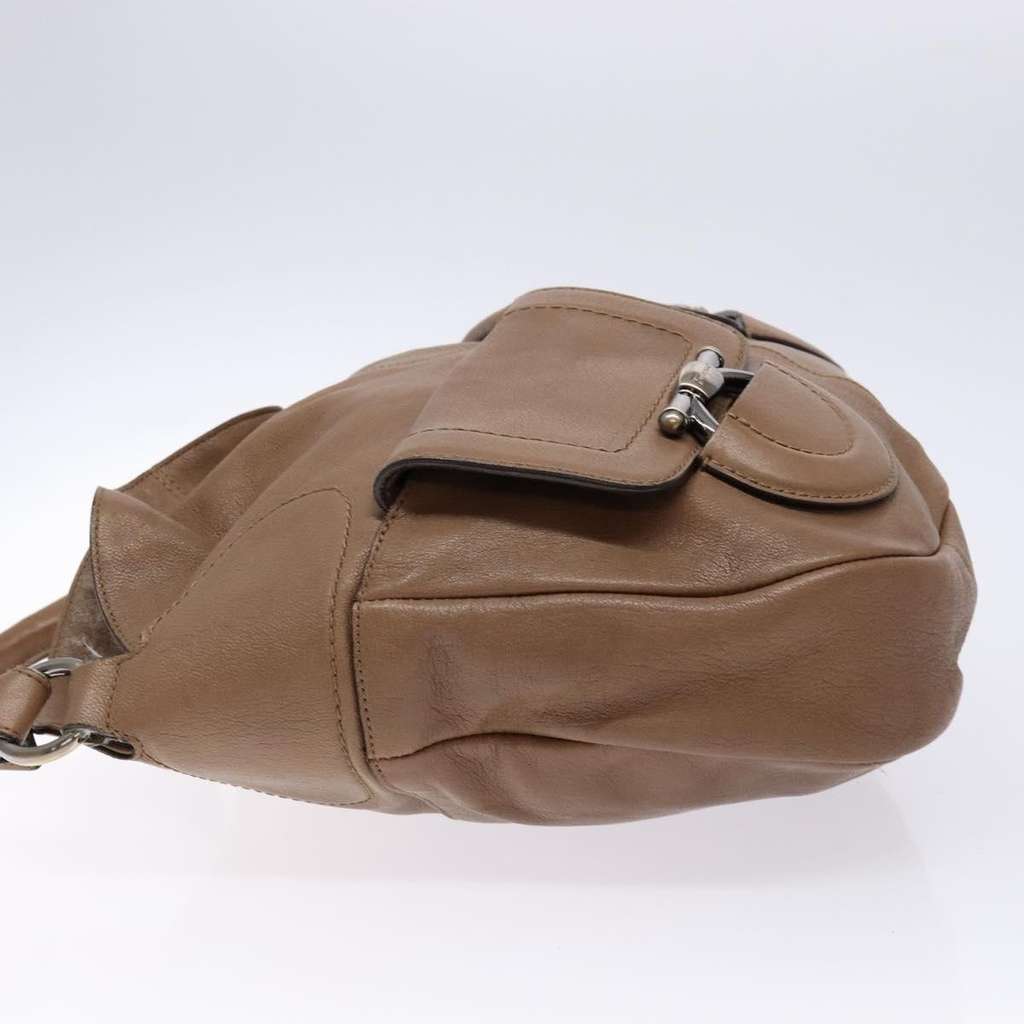 Salvatore Ferragamo Vintage Handbag Brown Leather Good condition - Model View