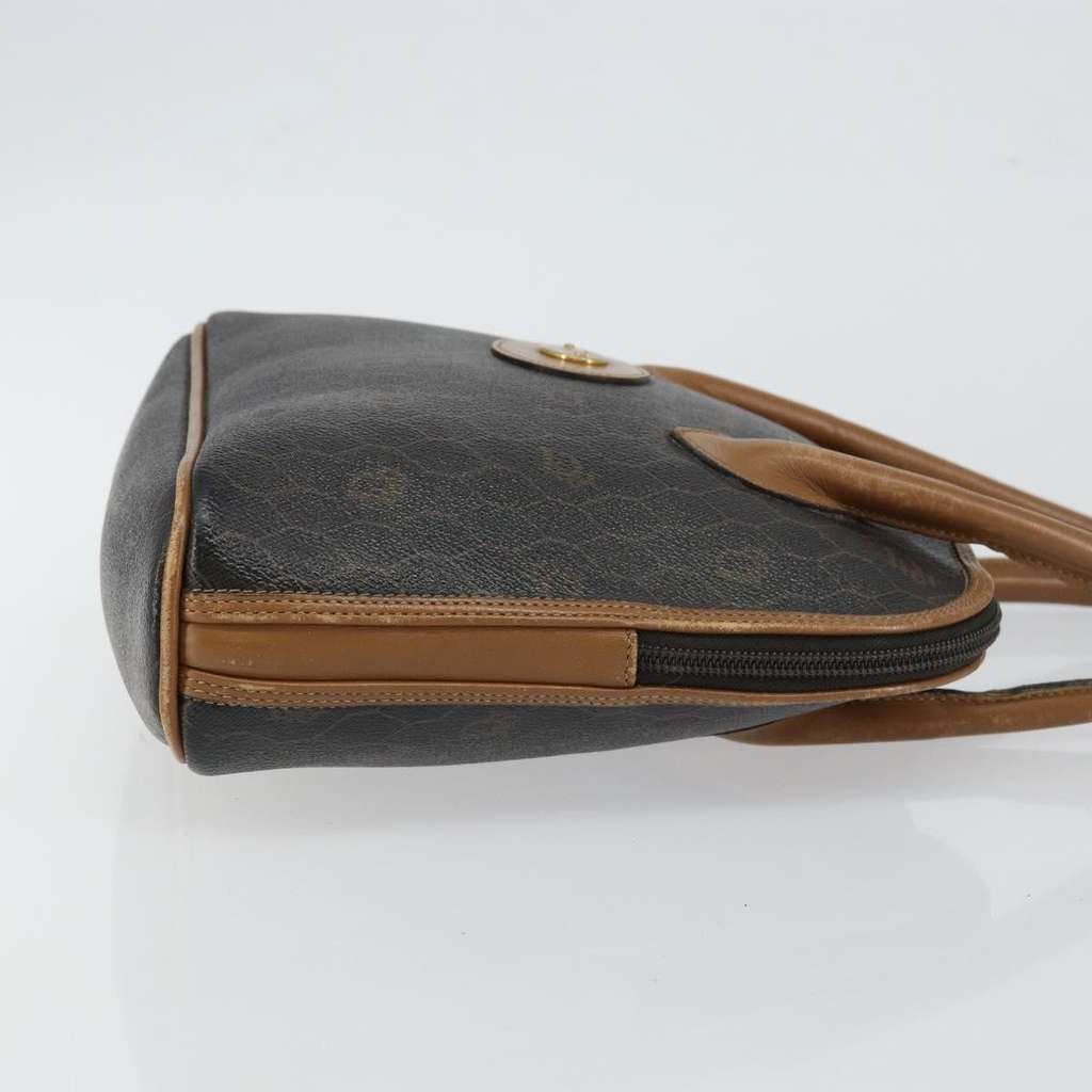 Christian Dior Vintage Honeycomb Handbag Black Canvas Good condition - Inside View