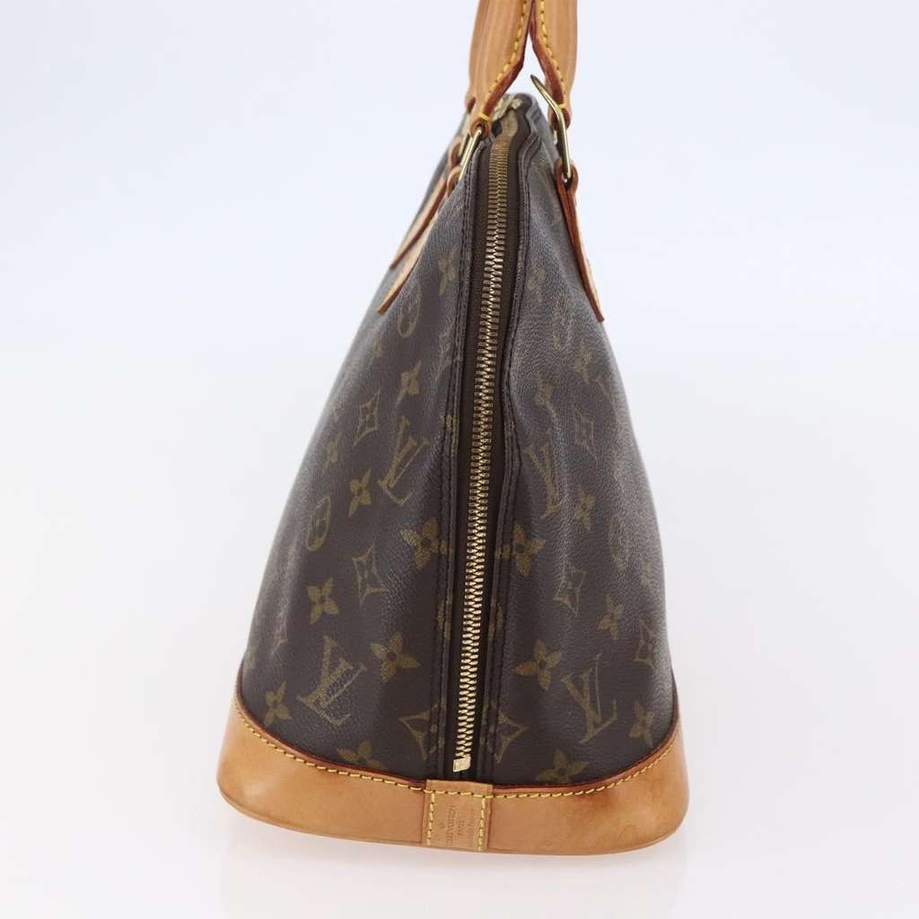 Louis Vuitton Alma Handbag Brown Canvas Good condition - Inside View