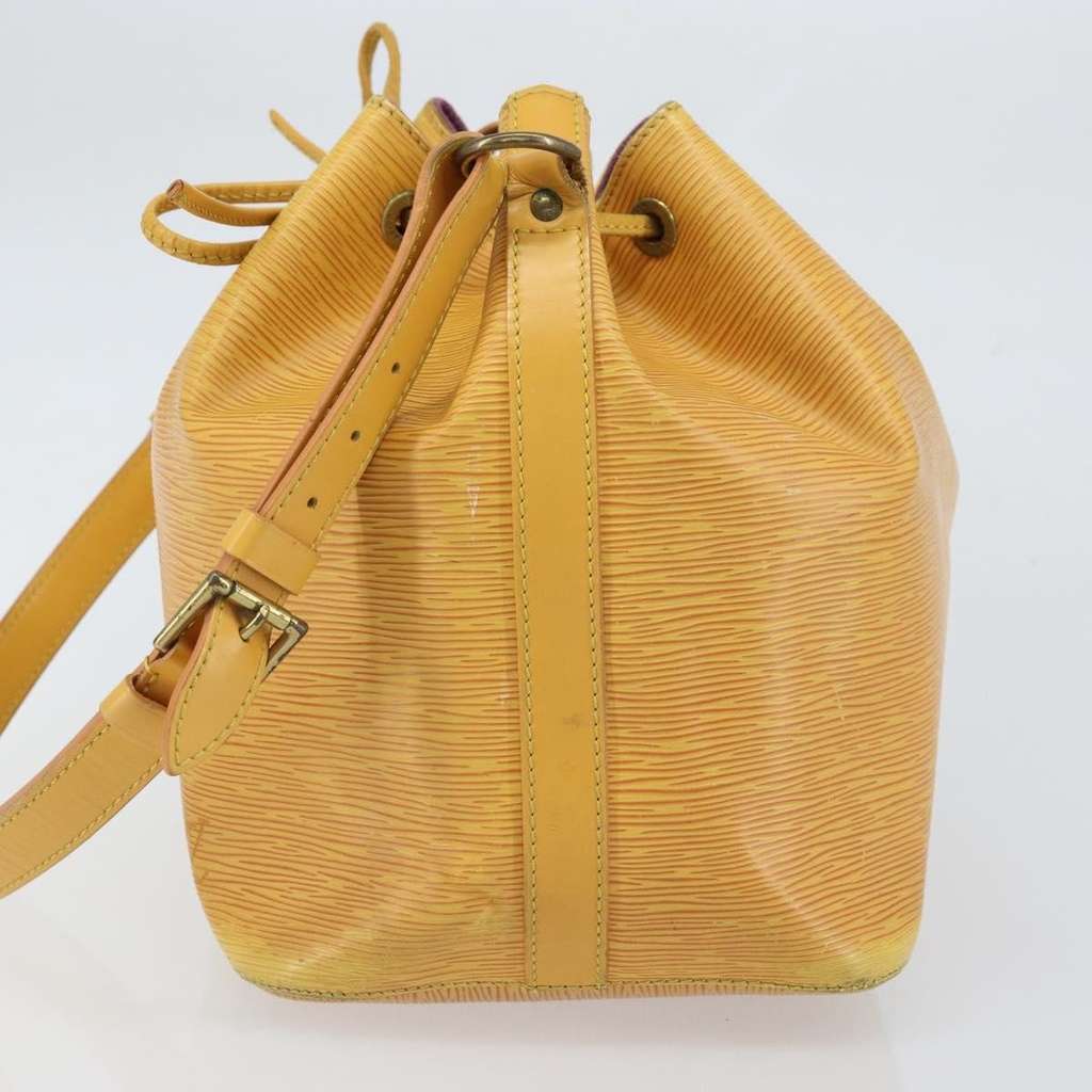 Louis Vuitton Petit Noe Handbag Yellow Leather Fair condition - Inside View