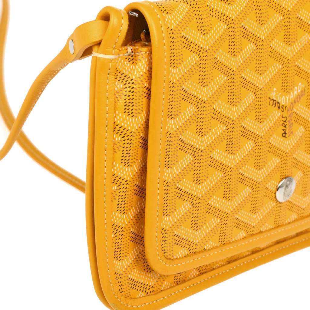 Goyard Plumet Clutch Wallet Yellow Canvas Good condition - Inside View
