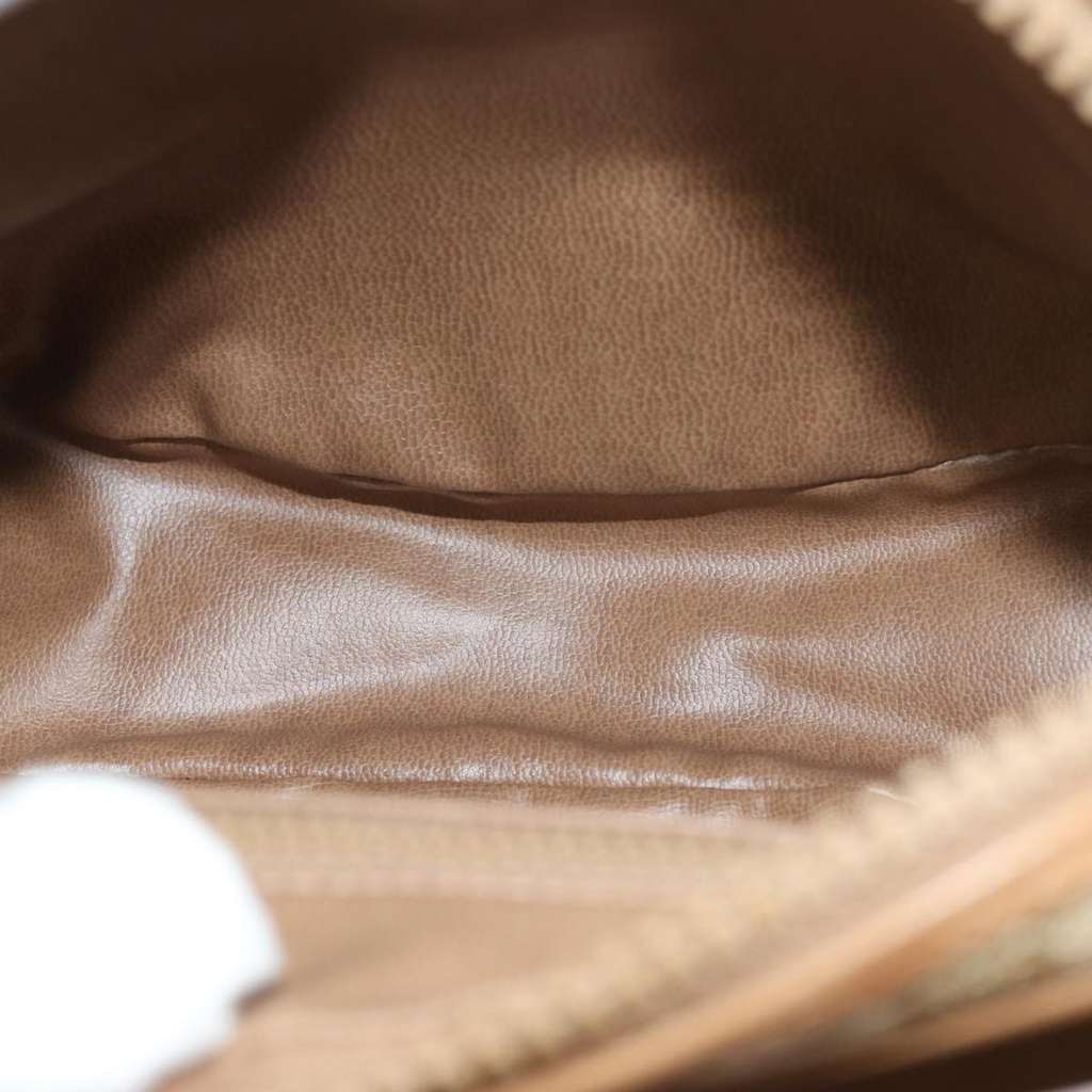 Celine Macadam Shoulder Bag Beige Canvas Good condition - Box View