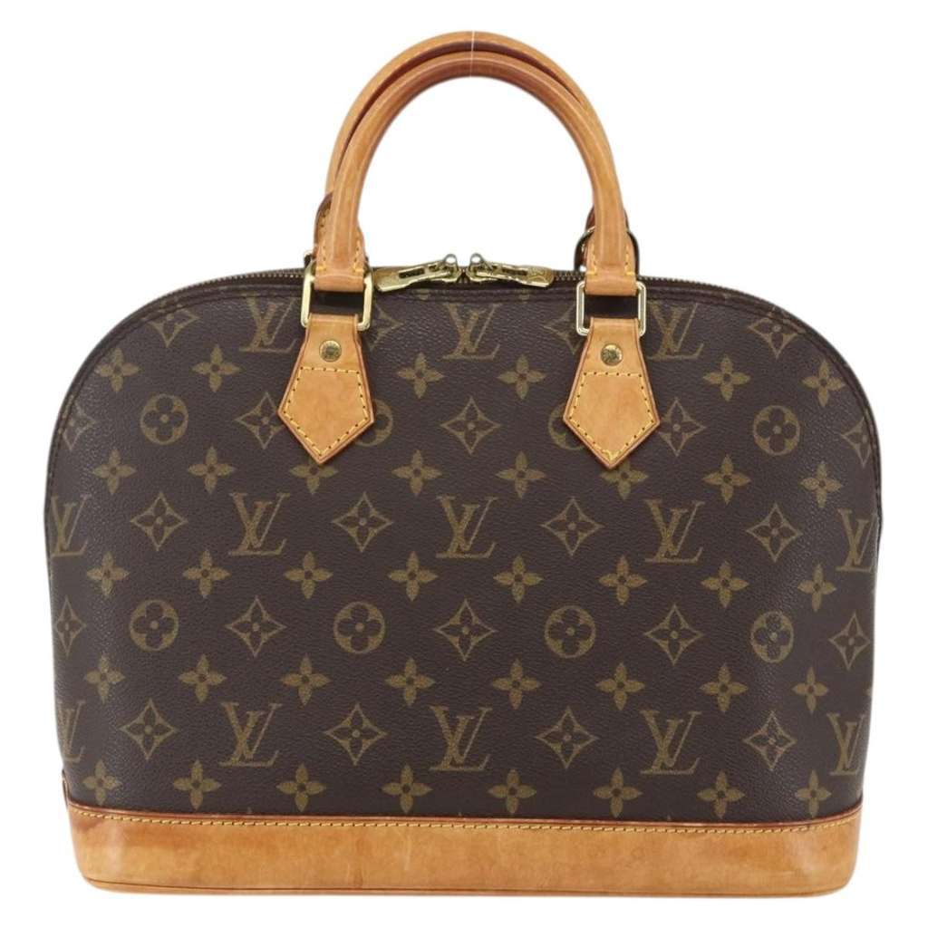 Louis Vuitton Alma Handbag Brown Canvas Fair condition - Back View