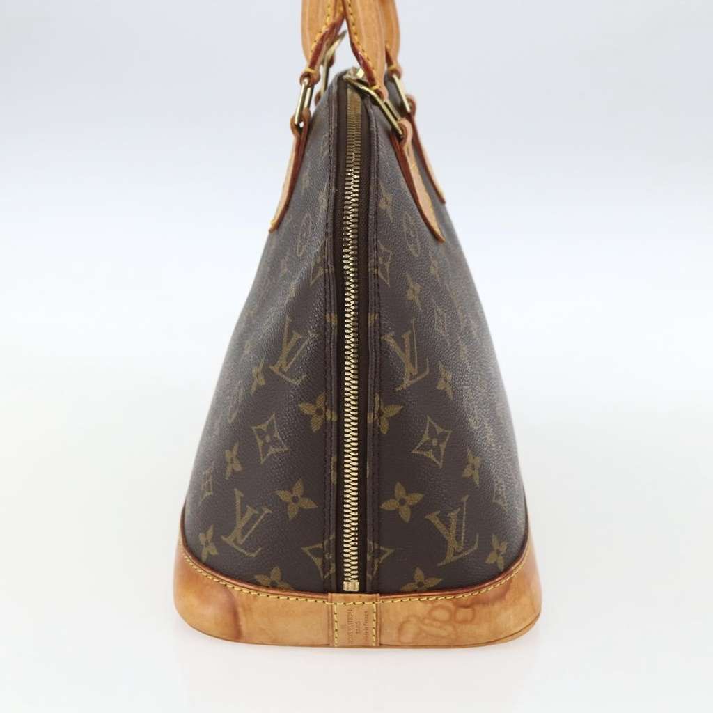 Louis Vuitton Alma Handbag Brown Canvas Fair condition - Model View