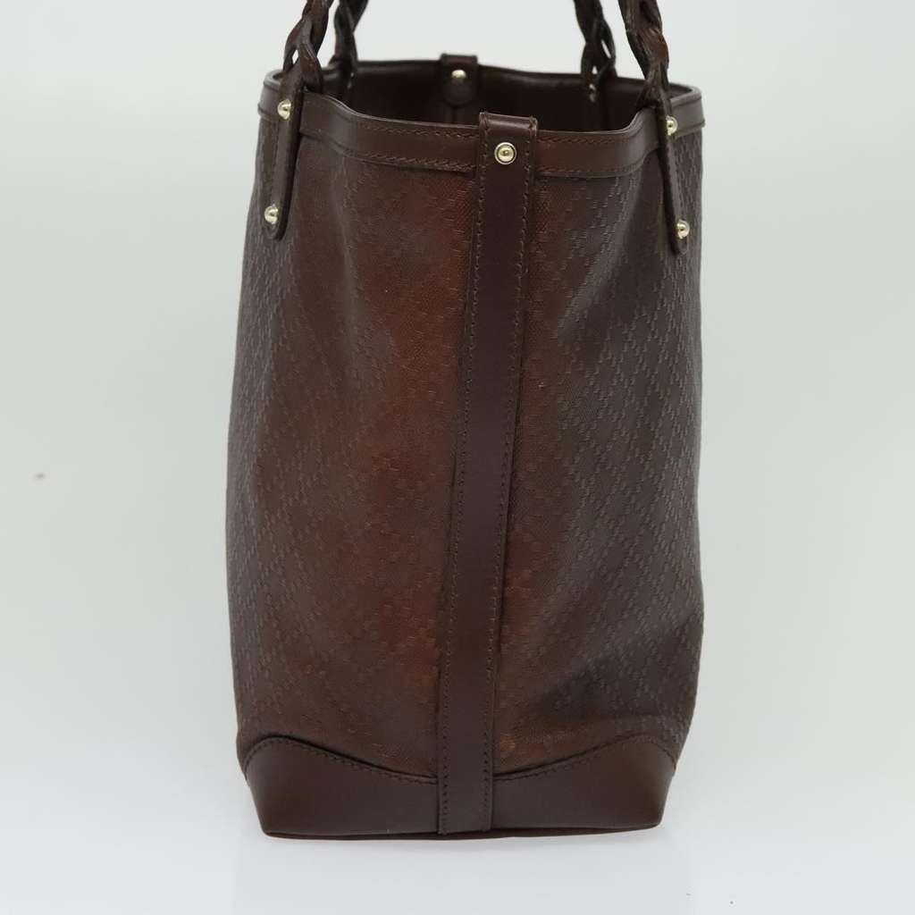 Gucci Craft Tote Brown Leather Good condition - Inside View