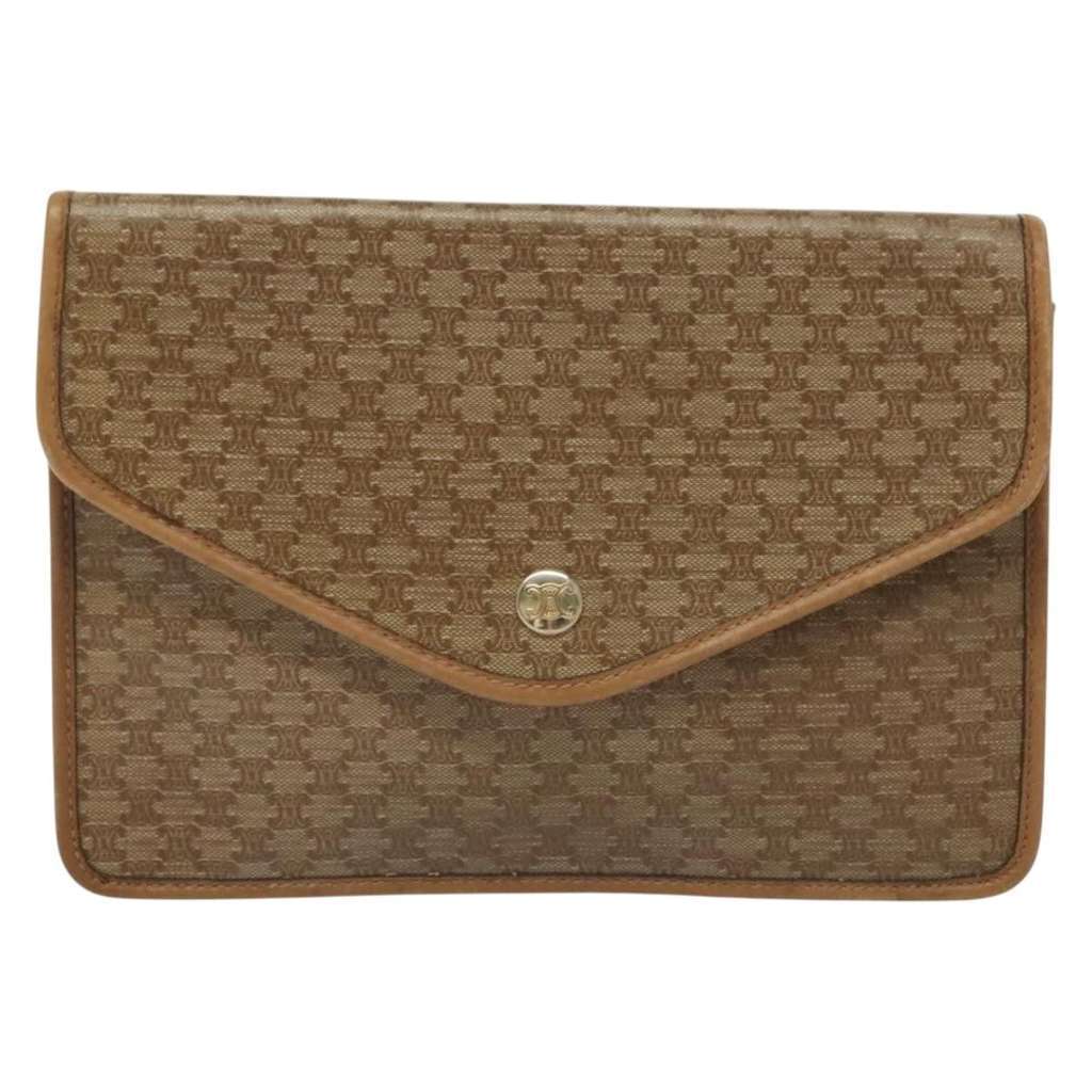 Celine Macadam Pochette Beige Good condition - Back View