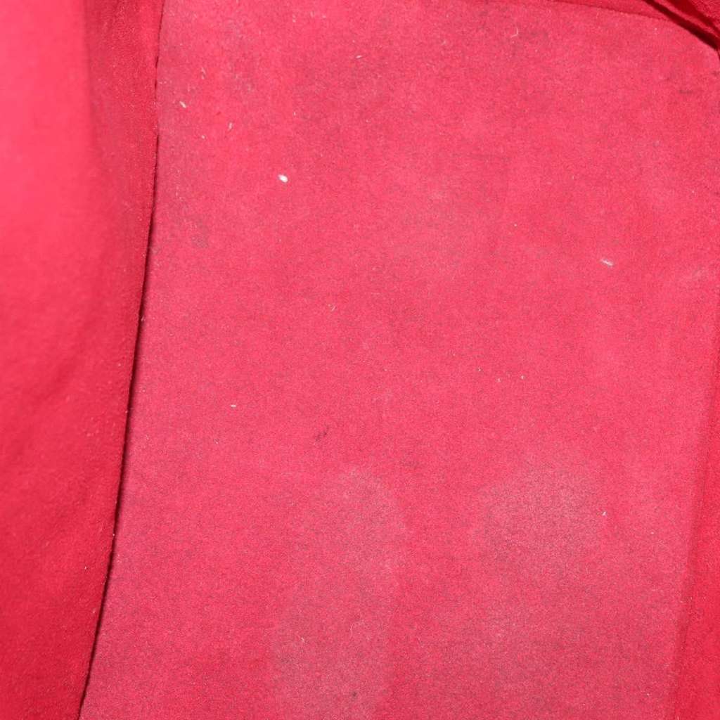 Louis Vuitton Petit Noe Handbag Red Leather Fair condition - Box View