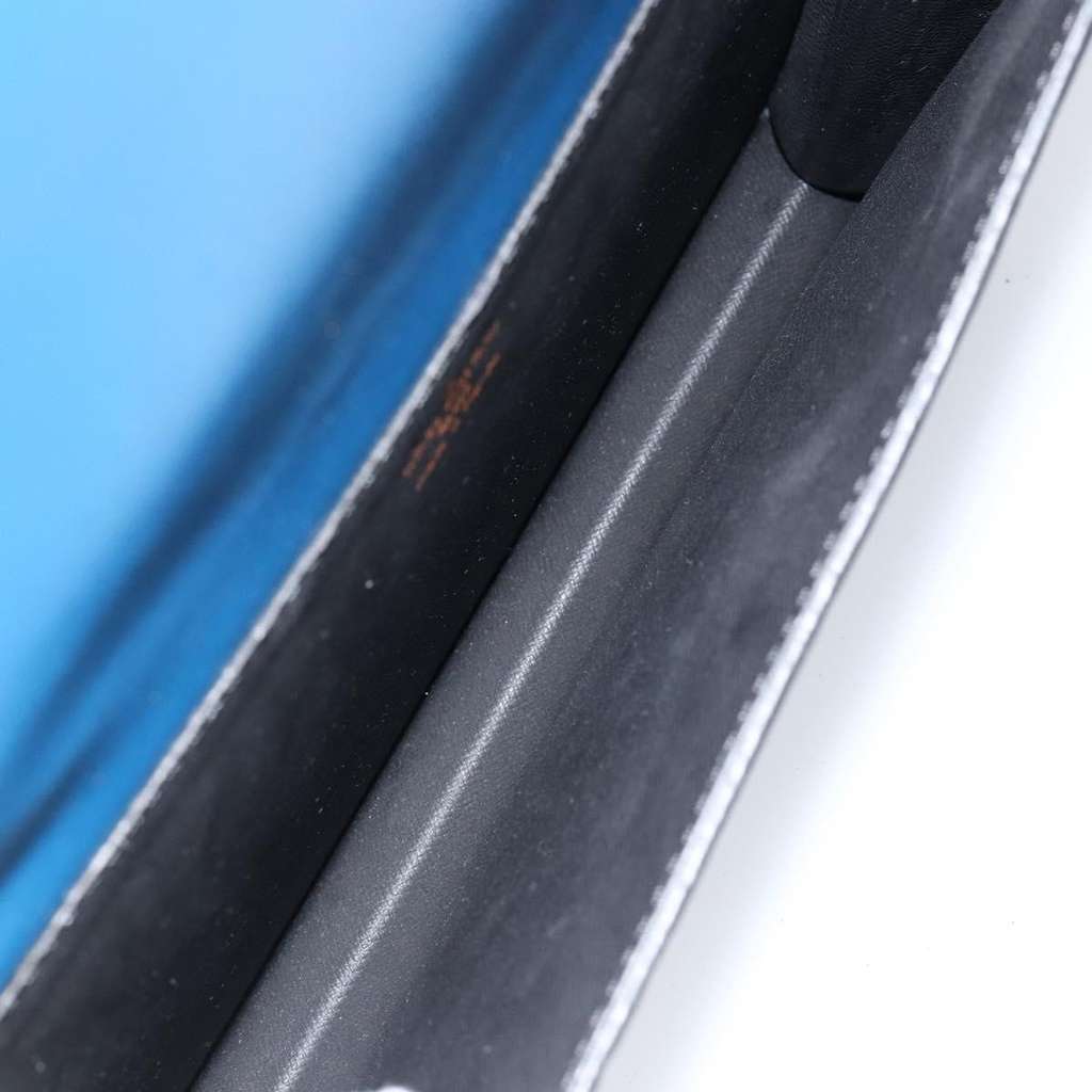 Louis Vuitton Grenelle Shoulder Bag Blue Leather Good condition - Box View