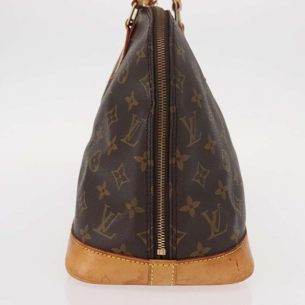 Louis Vuitton Alma Handbag Brown Canvas Fair condition - Model View