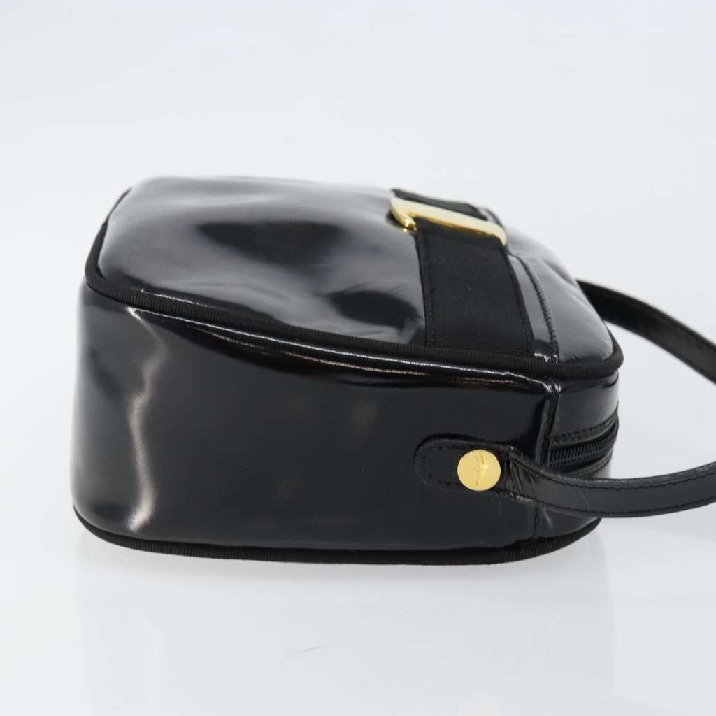 Salvatore Ferragamo Vala Shoulder Bag Black Good condition - Inside View