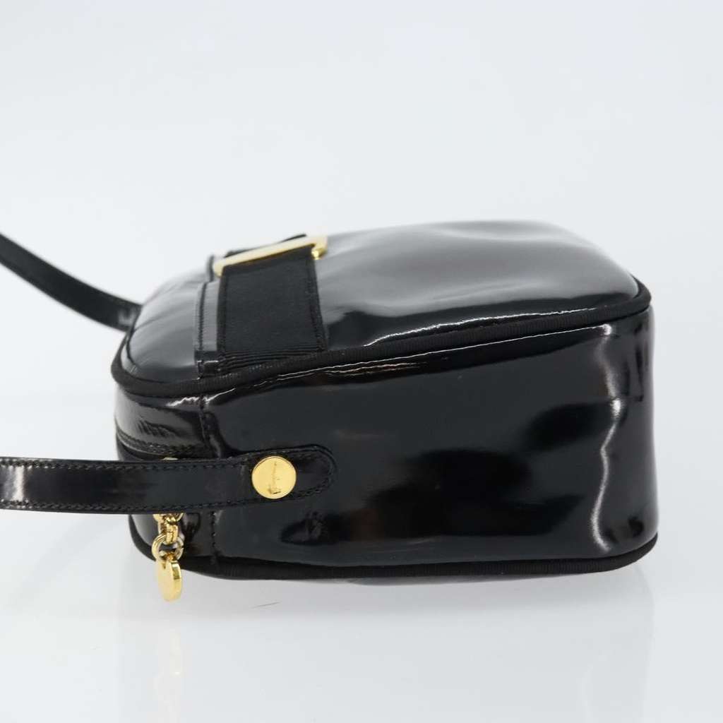 Salvatore Ferragamo Vala Shoulder Bag Black Good condition - Model View