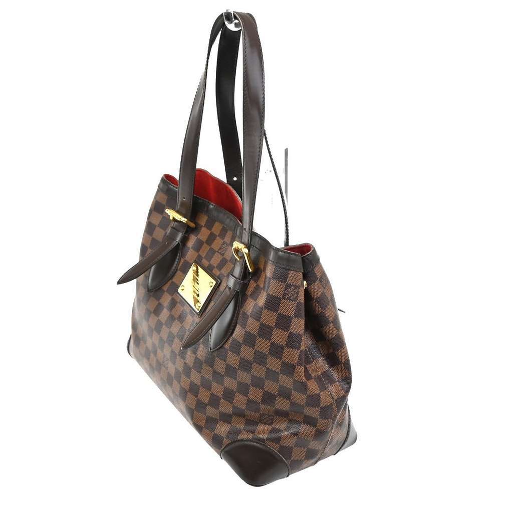 Louis Vuitton Hampstead Handbag Brown Canvas Good condition - Inside View