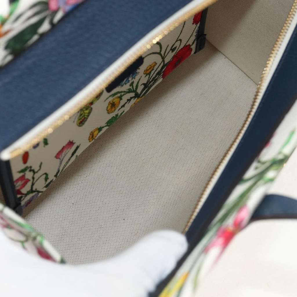 Prada Floral Open Tote Other Canvas Good condition - Box View