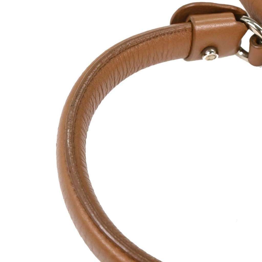 Salvatore Ferragamo Sofia Satchel Brown Leather Good condition - Box View