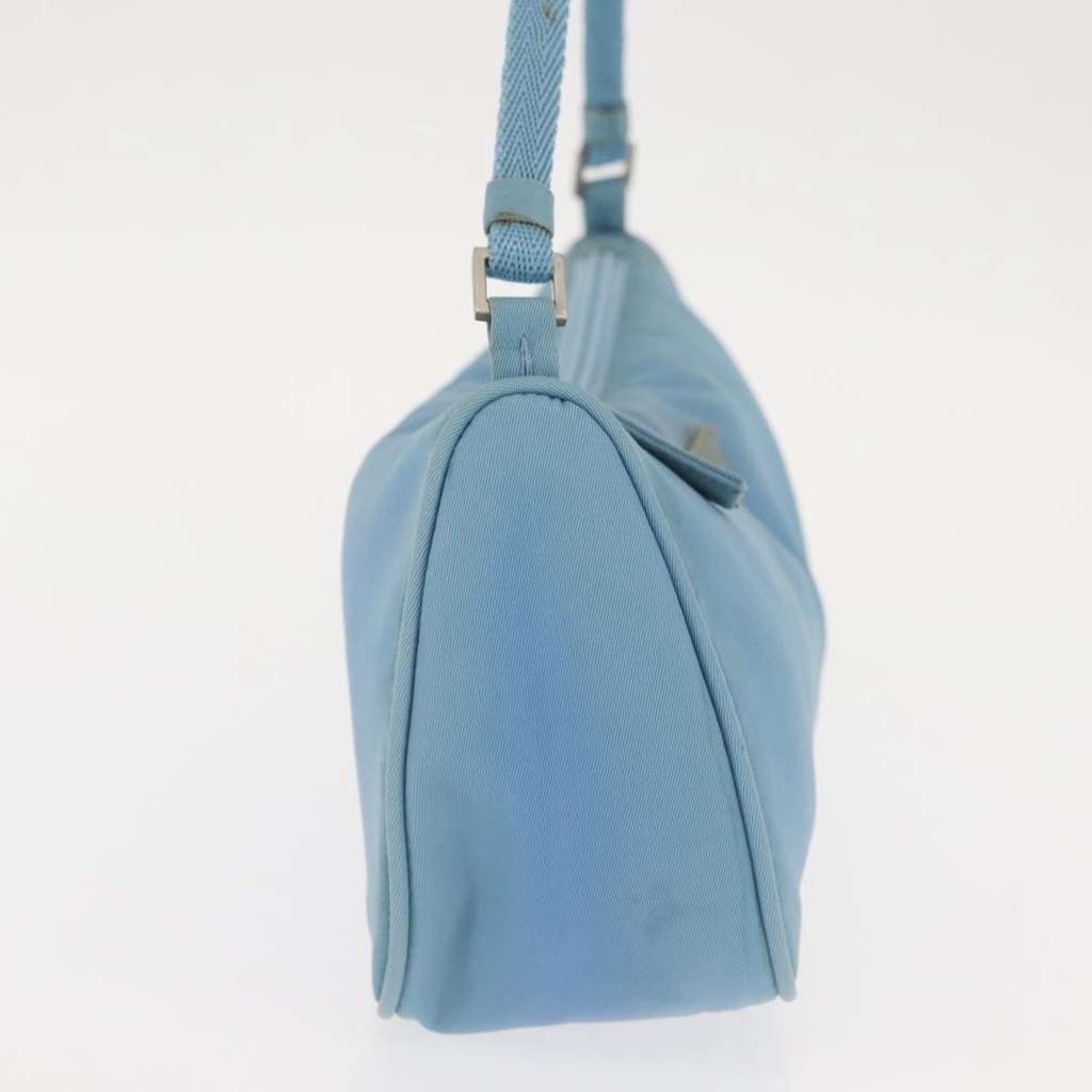 Prada Pochette Shoulder Bag Blue Good condition - Model View