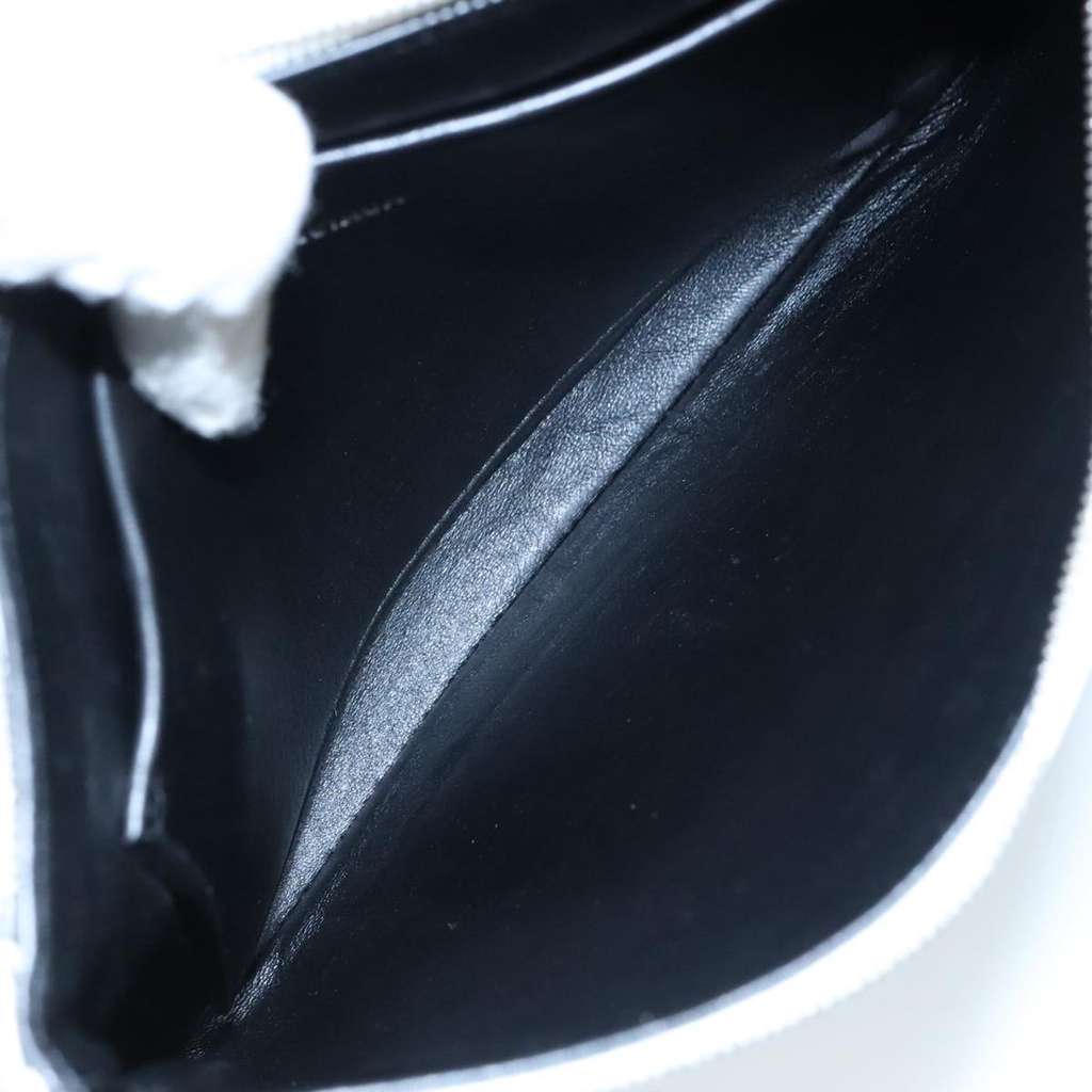 Balenciaga Everyday Logo Pouch White Leather Good condition - Box View