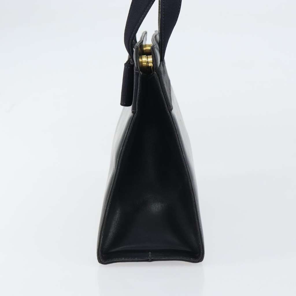 Salvatore Ferragamo Convertible Vara Bow Tote Navy Leather Good condition - Model View