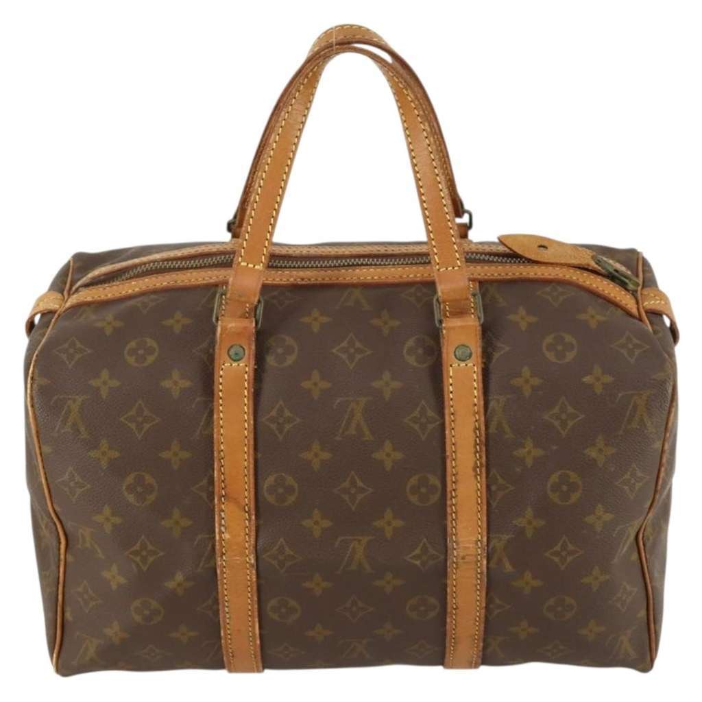 Louis Vuitton Sac Souple Handbag Brown Canvas Fair condition - Back View
